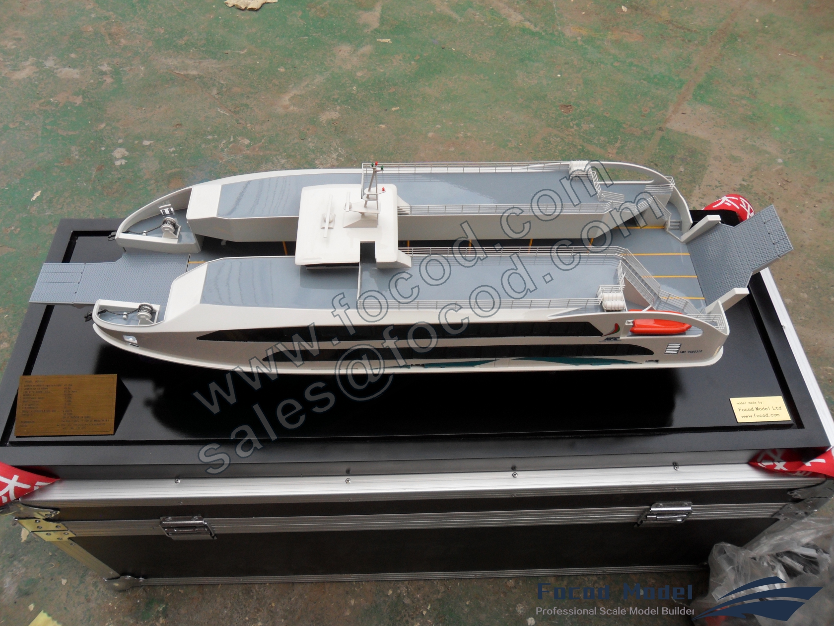 customized model of 45.8m ROPAX FERRY